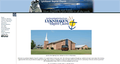 Desktop Screenshot of lynnhavenbaptistchurch.org